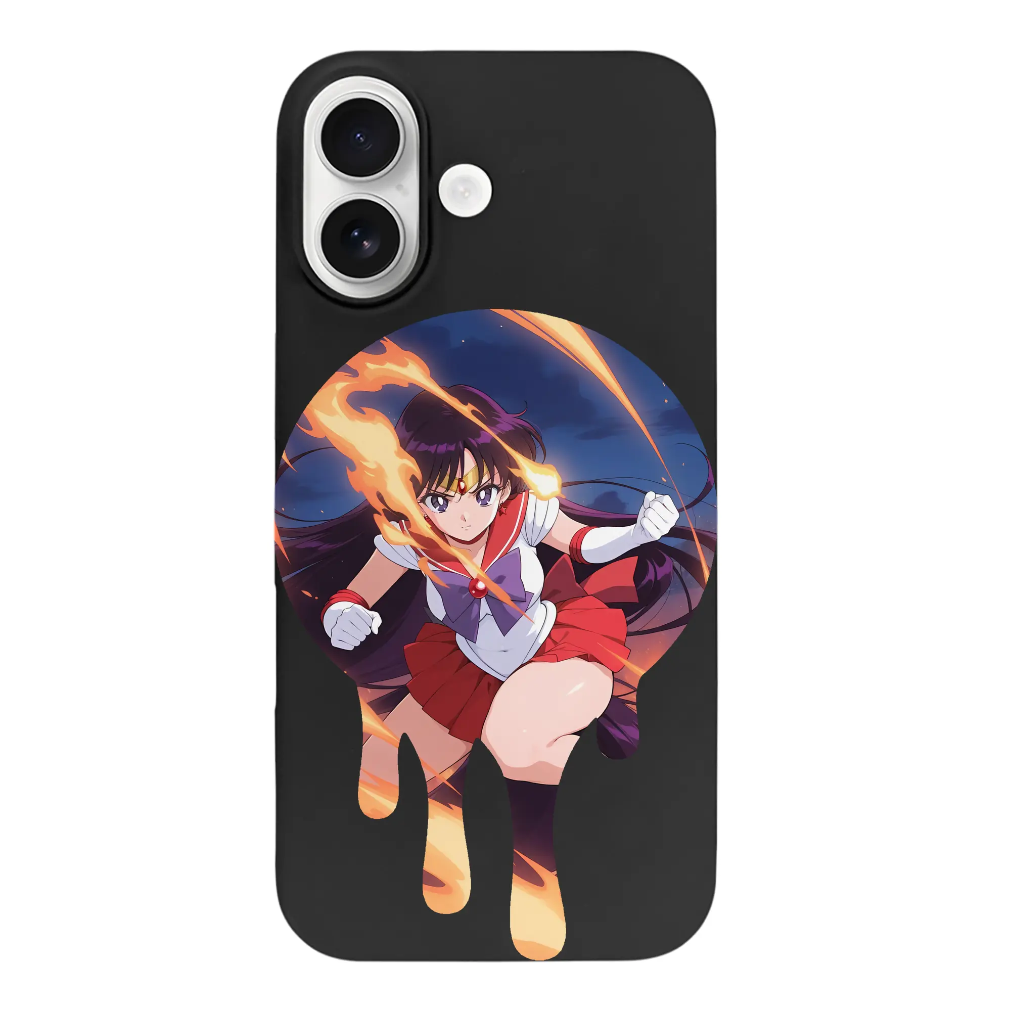 美少女戦士セーラームーン グッズ 火野 レイ - iPhone 17 シリーズ シリコンケース 薄型 耐衝撃 指紋防止 ソフトタッチカバー 精密フィット 傷防止 保護ケース iPhone 17/17 Air/17 Pro/17 Pro Max 対応